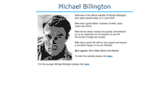 Desktop Screenshot of michaelbillington.org.uk
